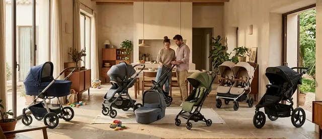 Tipos de carritos de bebé según las necesidades de cada familia