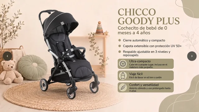 Chicco Goody Plus silla compacta negra