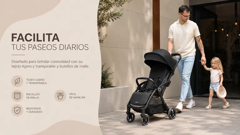 KikkaBoo CIELA durante un paseo diario