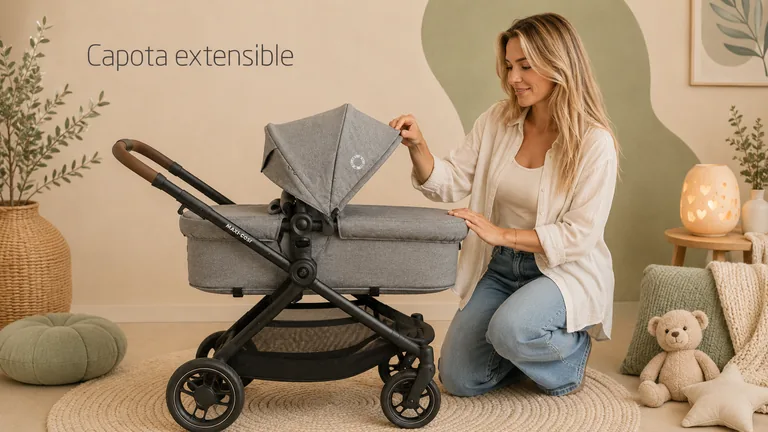 Maxi-Cosi Zelia S Trio con capota extensible