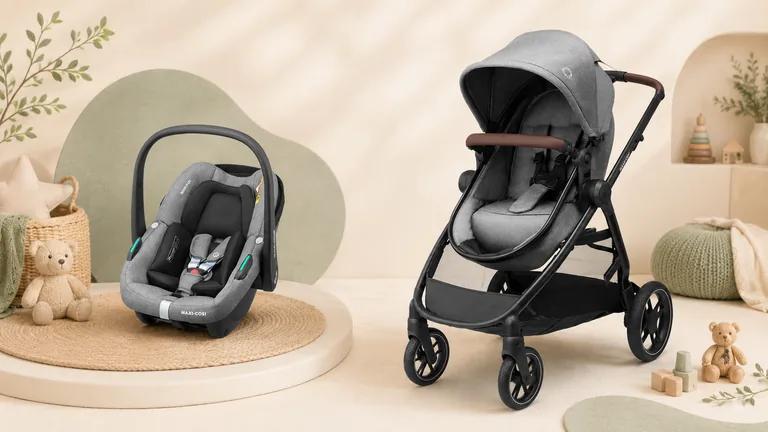 Maxi-Cosi Zelia S Trio con portabebés y silla de paseo